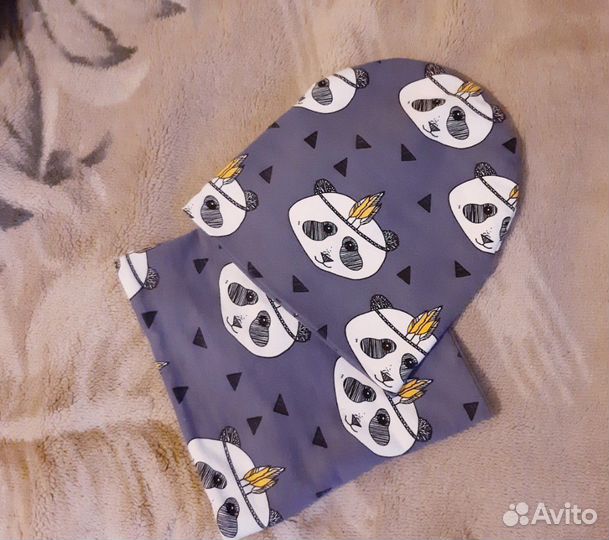 Шапка и снуд 50-52