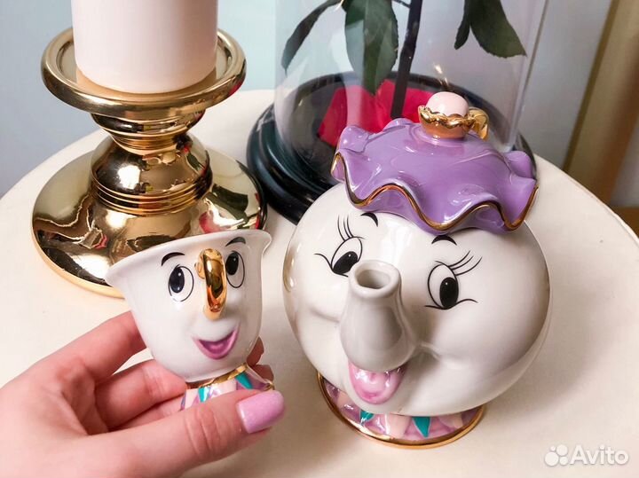 Сервиз Красавица и Чудовище Миссис Поттс и Чип