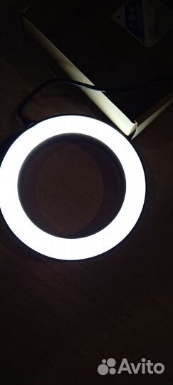 Светодиодная кольцевая лампа 4,7 дюйма, белая USB