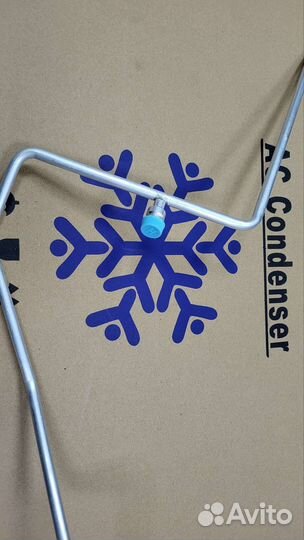 Трубка кондиционера на renault logan 1