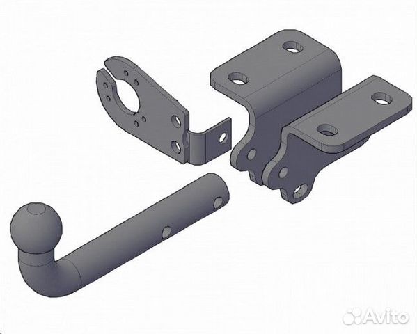 Фаркоп Volkswagen Amarok c 2010 г. (без электрики)