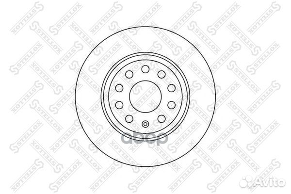 6020-47116-SX диск тормозной задний VW Passat