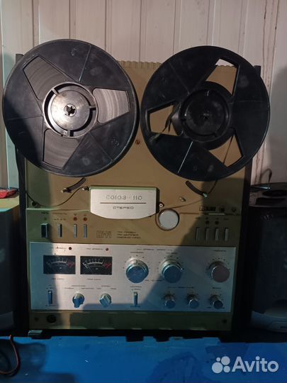 Катушечный магнитофон союз 110