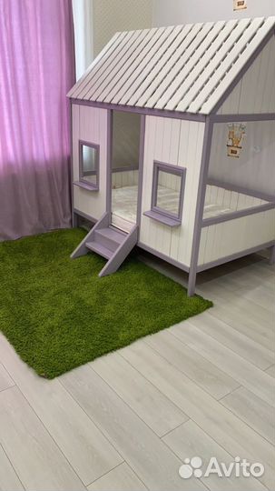 Детская кровать домик с матрасом Орматек бу
