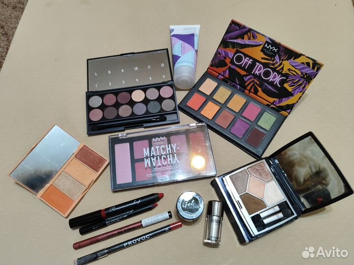 Палитра теней dior, nyx
