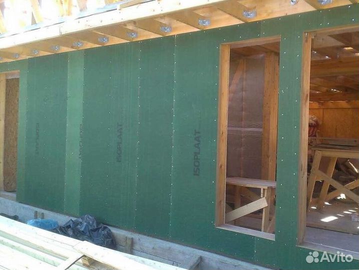 Ветро, тепло, звуко- изоляция isoplaat шип-паз Натуральный материал: изготовлена из 100% натуральной