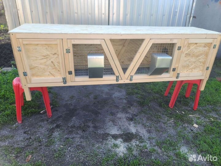 Клетка для кроликов с маточниками