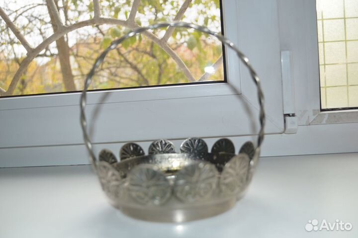 Сахарница из мельхиора СССР