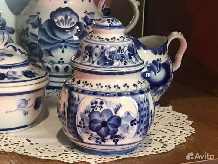 Сервиз гжель новый