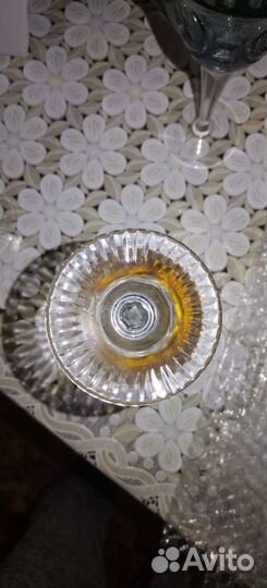 Фужеры цветной хрусталь германия
