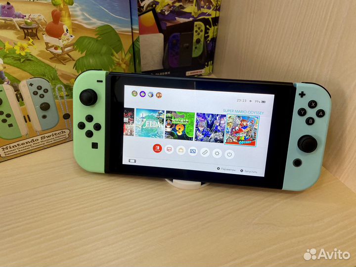 Прошитый(чип) Nintendo switch 2rev Animal