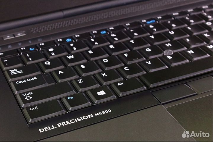 Ноутбук dell 6800 i7 / 32GB / 1TB для видеомонтажа