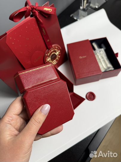Оригинальная коробка упаковка для кольца Cartier