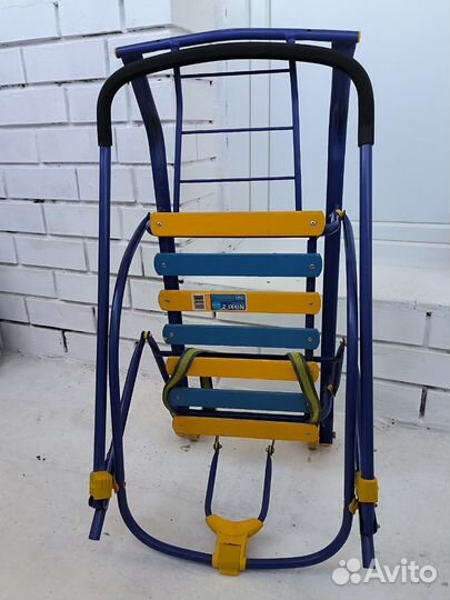 Детские санки на колесах