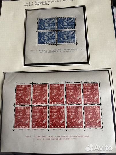 Почтовые марки Голландский легион