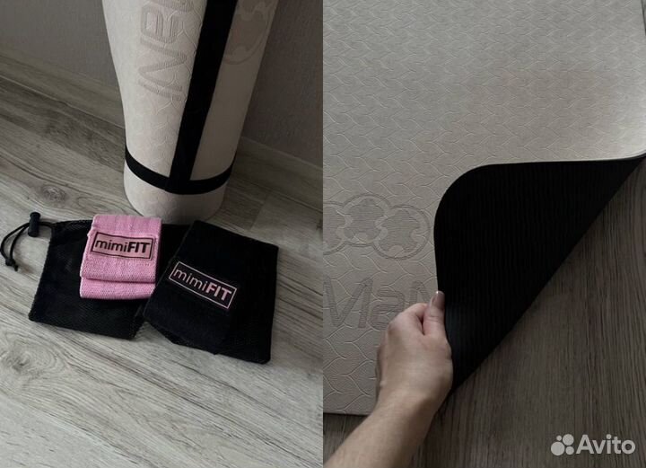 Коврик для йоги и фитнеса DaMaNi