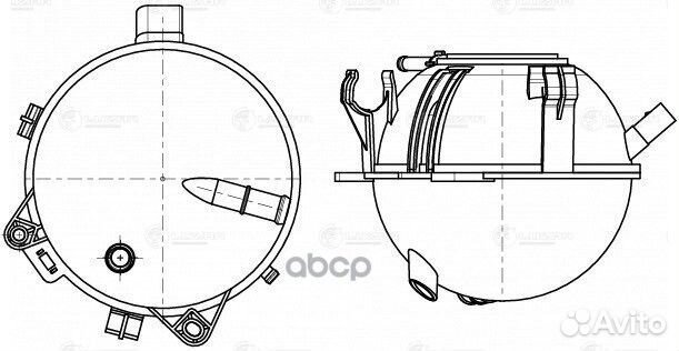 Бачок расширительный охлаждающей жидкости для а