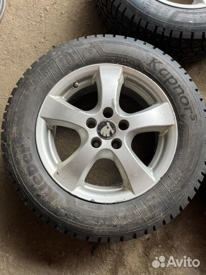 Колёса зимние R15 5x100 Skoda octavia