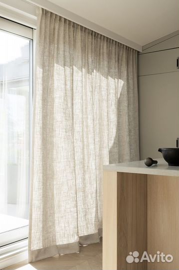 Шторы Натуральный лен