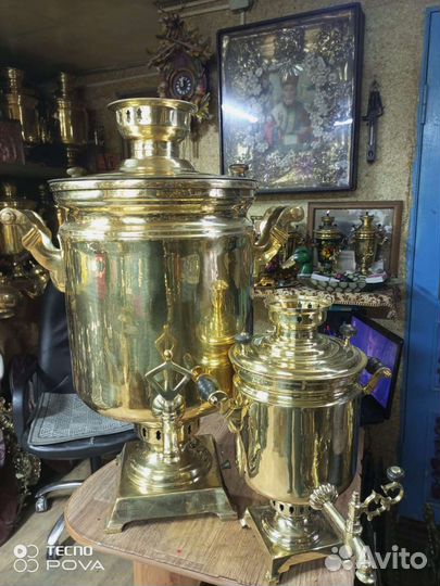 Самовар трактирный большой