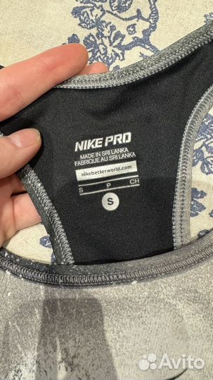 Топ спортивный Nike pro размер S