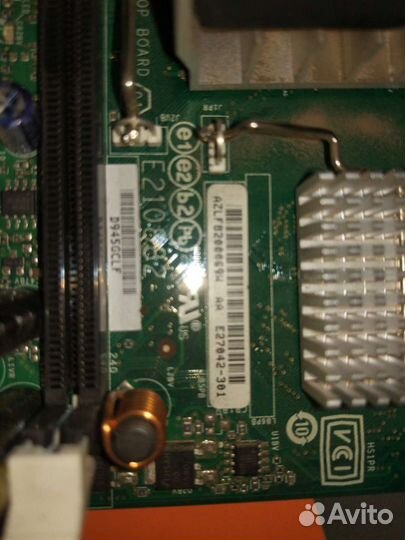 Материнская плата с процессором