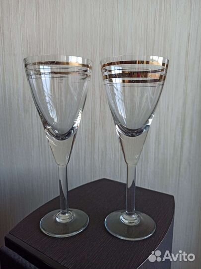 Фужеры винтаж СССР 60-е 2 шт