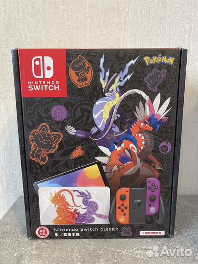 Игровая приставка nintendo switch oled pokemon new