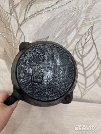 Чугунная сковорода СССР 19 см