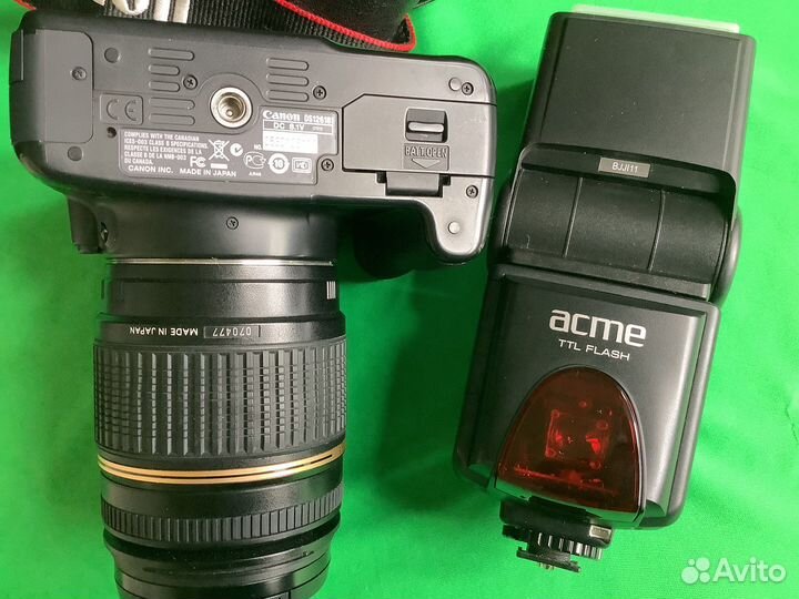 Зеркальный фотоаппарат canon eos 450d+Вспышка