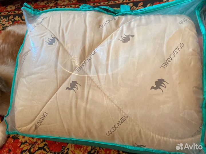 Одеяло 175на 210 верблюжья шерсть