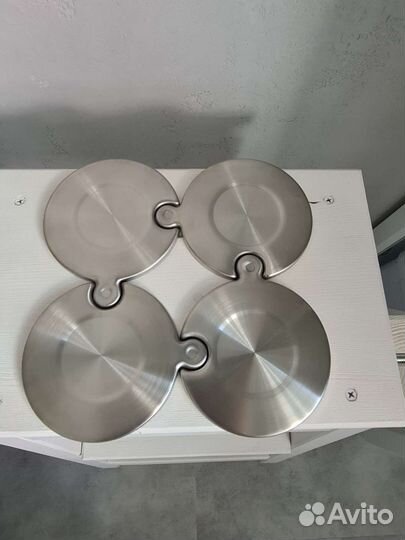 Подставка под чашку под горячее Набор Сталь 4 шт