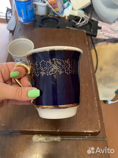 Кружка кобальт СССР довбыш