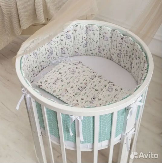 Бортики для детской кроватки 