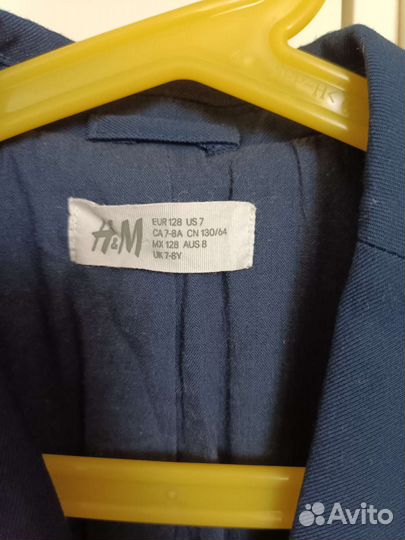 Пиджак синий HM 128 р
