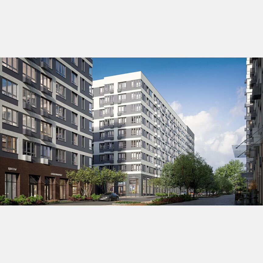 2-к. квартира, 47 м², 8/9 эт.
