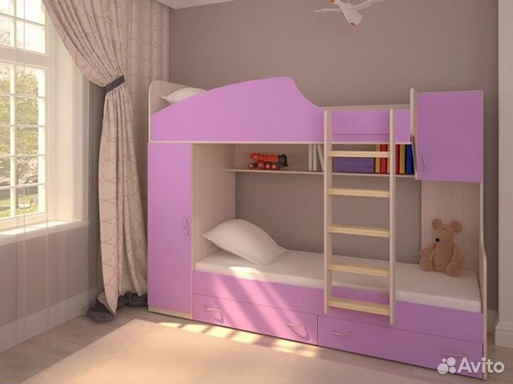 Кровать двухъярусная Юниор 2