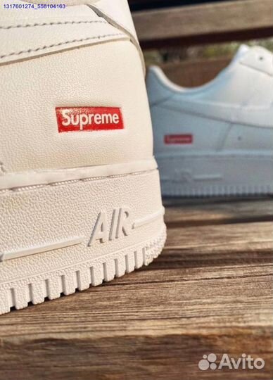 Кроссовки nike air force 1 supreme оригинал Poizon