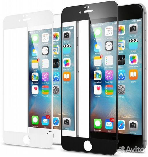 3D Full Защитное стекло на iPhone 6 / 6S (0.15мм)