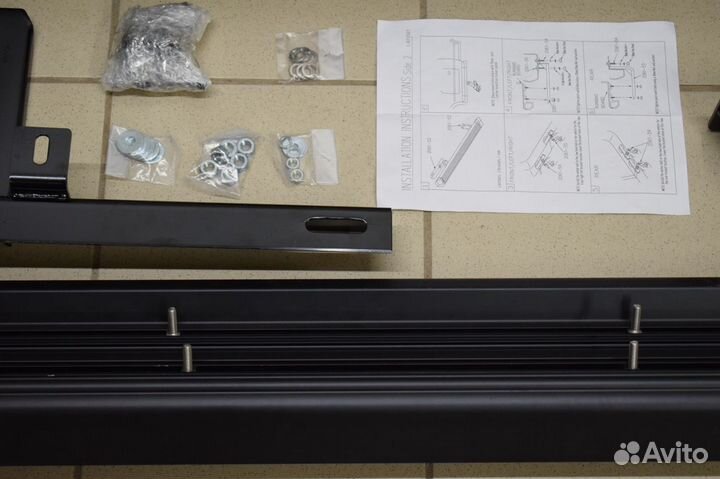 Hyundai Tucson, KIA Sportage 2005-2008г. пороги