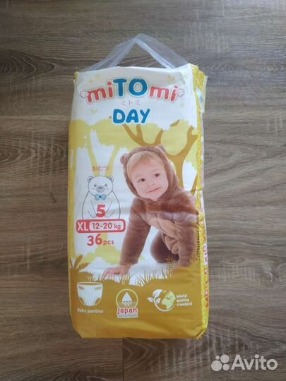 Подгузники трусики 5 mitomi day
