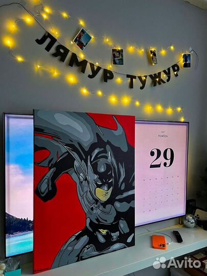 Batman (Бэтмен) акрил картина 100x120 и 60x80