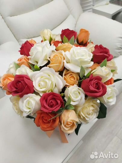 Букет из Мыльных Роз