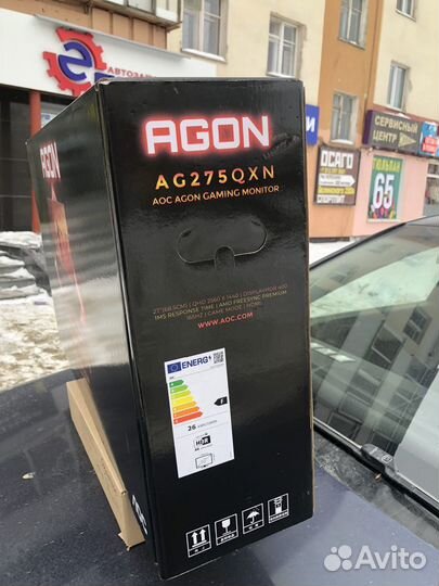 Новый игровой AOC agon 2к 165Гц 27