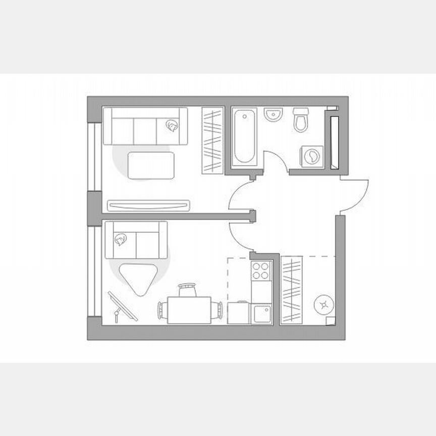 1-к. квартира, 39,4 м², 20/32 эт.