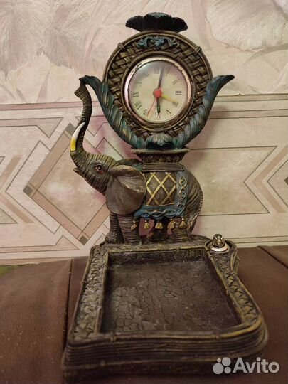 Часы настольные - подсвечник