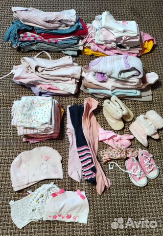 Пакет летние вещи для девочки 56 62