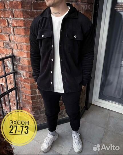 Костюм двойка двухсторонний флисе класика зимняя