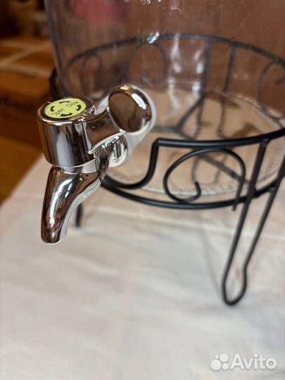 Лимонадник с краном и подставкой 6л