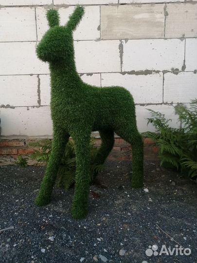 Оленёнок, фигура для сада, топиарий, декор